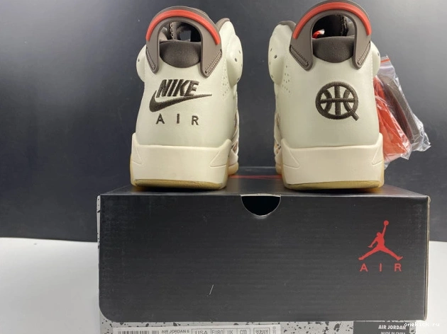 Rep Onekick Jordan (2020) CZ4152-100 Brown Sail 6 AIR Quai54 Retro 0810